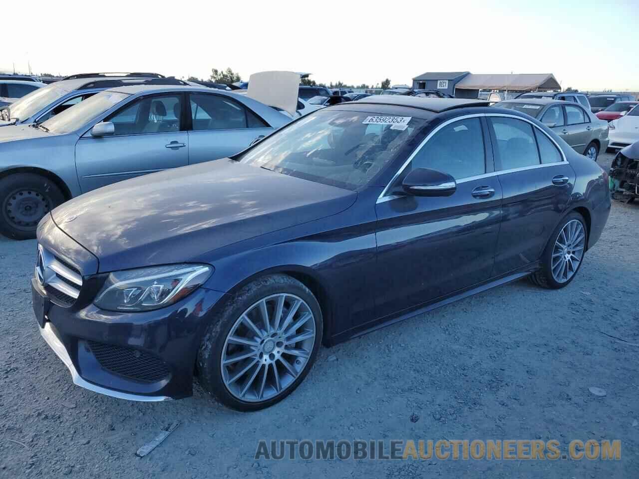 55SWF6GB7FU034173 MERCEDES-BENZ C-CLASS 2015