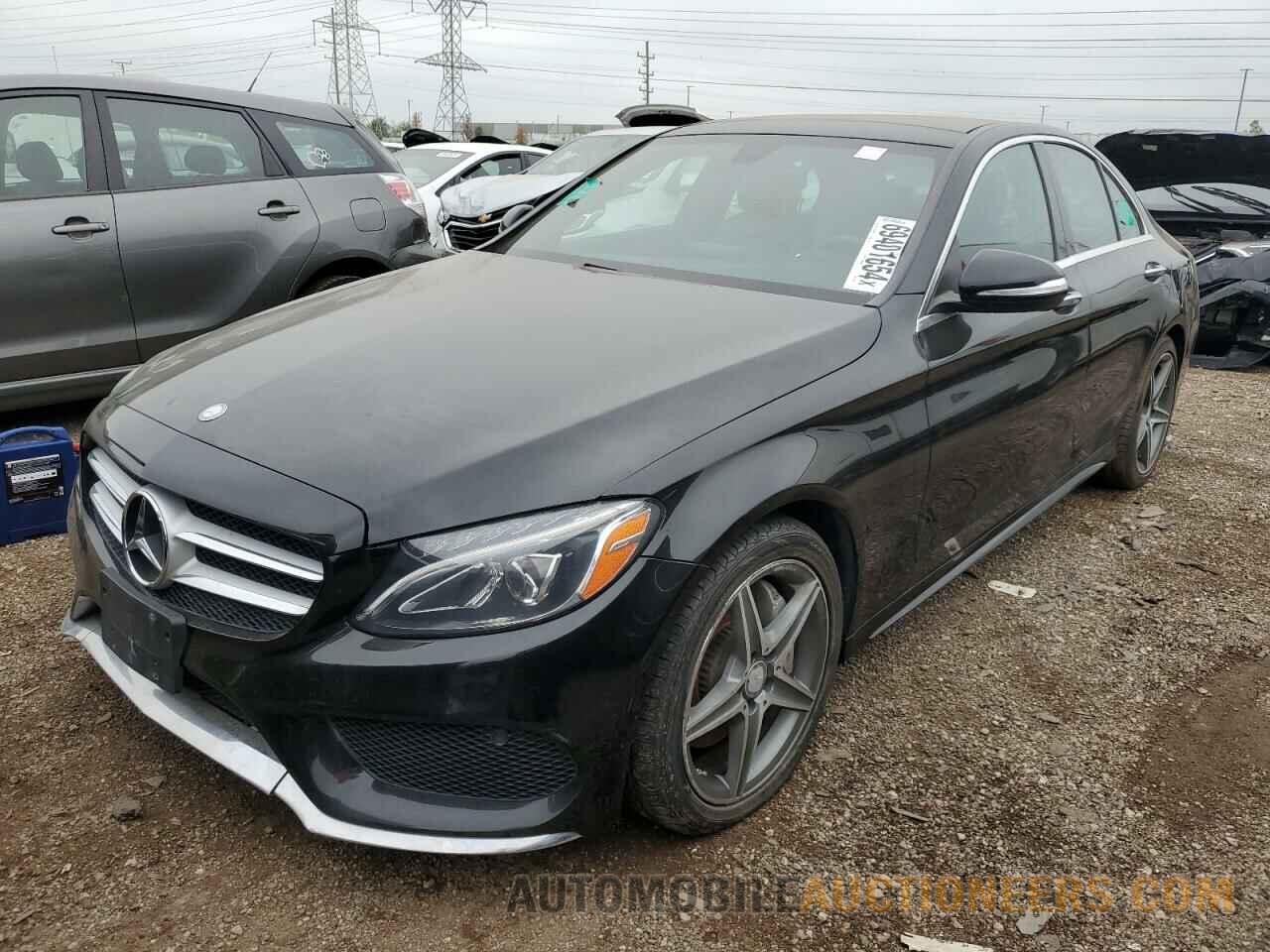 55SWF6GB8FU019424 MERCEDES-BENZ C-CLASS 2015