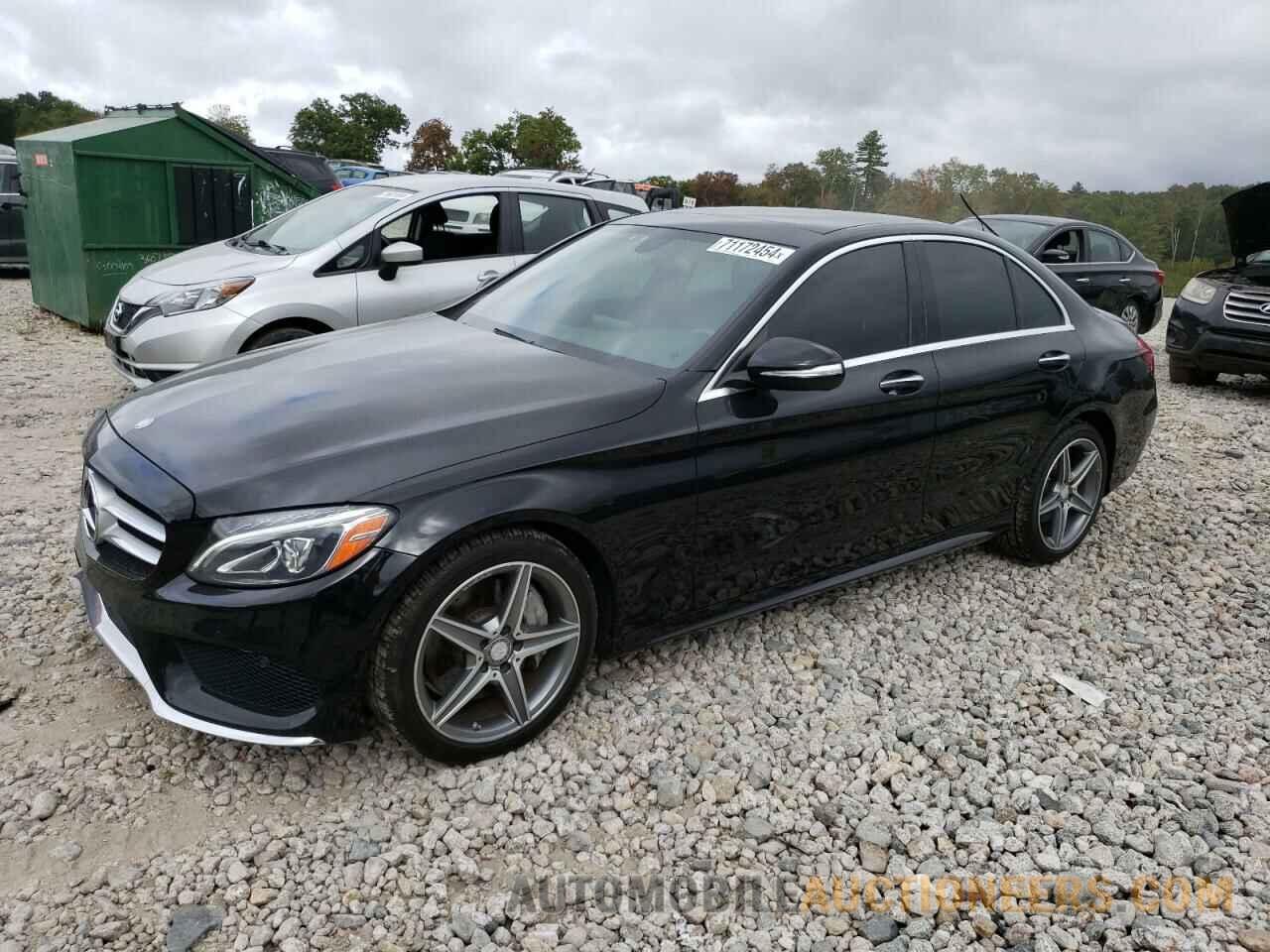 55SWF6GB8FU033405 MERCEDES-BENZ C-CLASS 2015