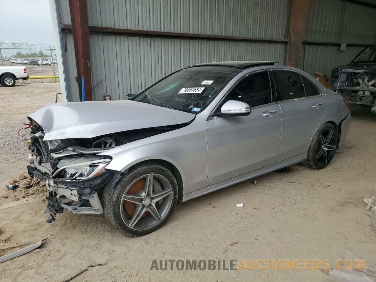 55SWF6GB9FU036054 MERCEDES-BENZ C-CLASS 2015