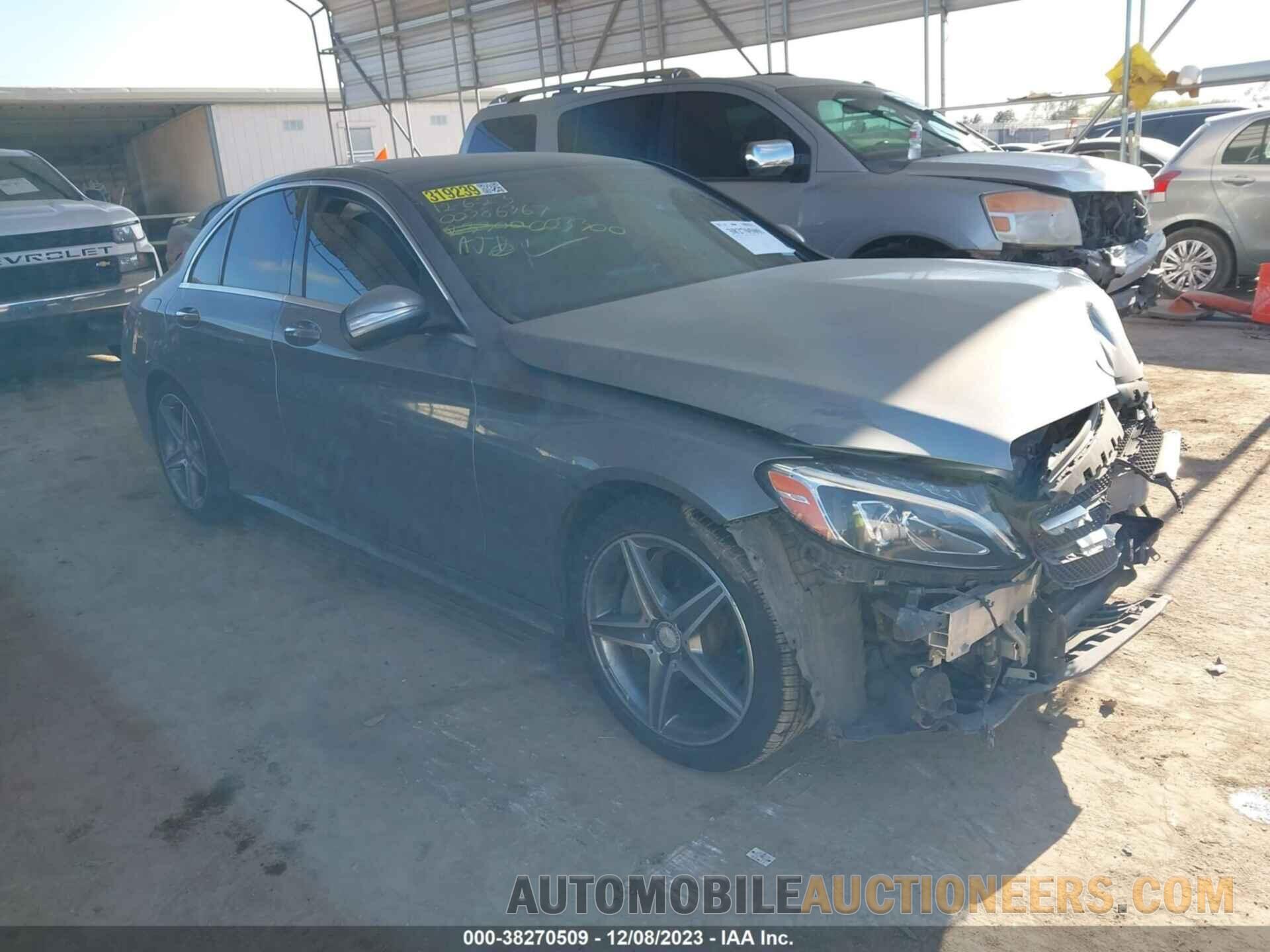 55SWF6GBXFU023300 MERCEDES-BENZ C-CLASS 2015