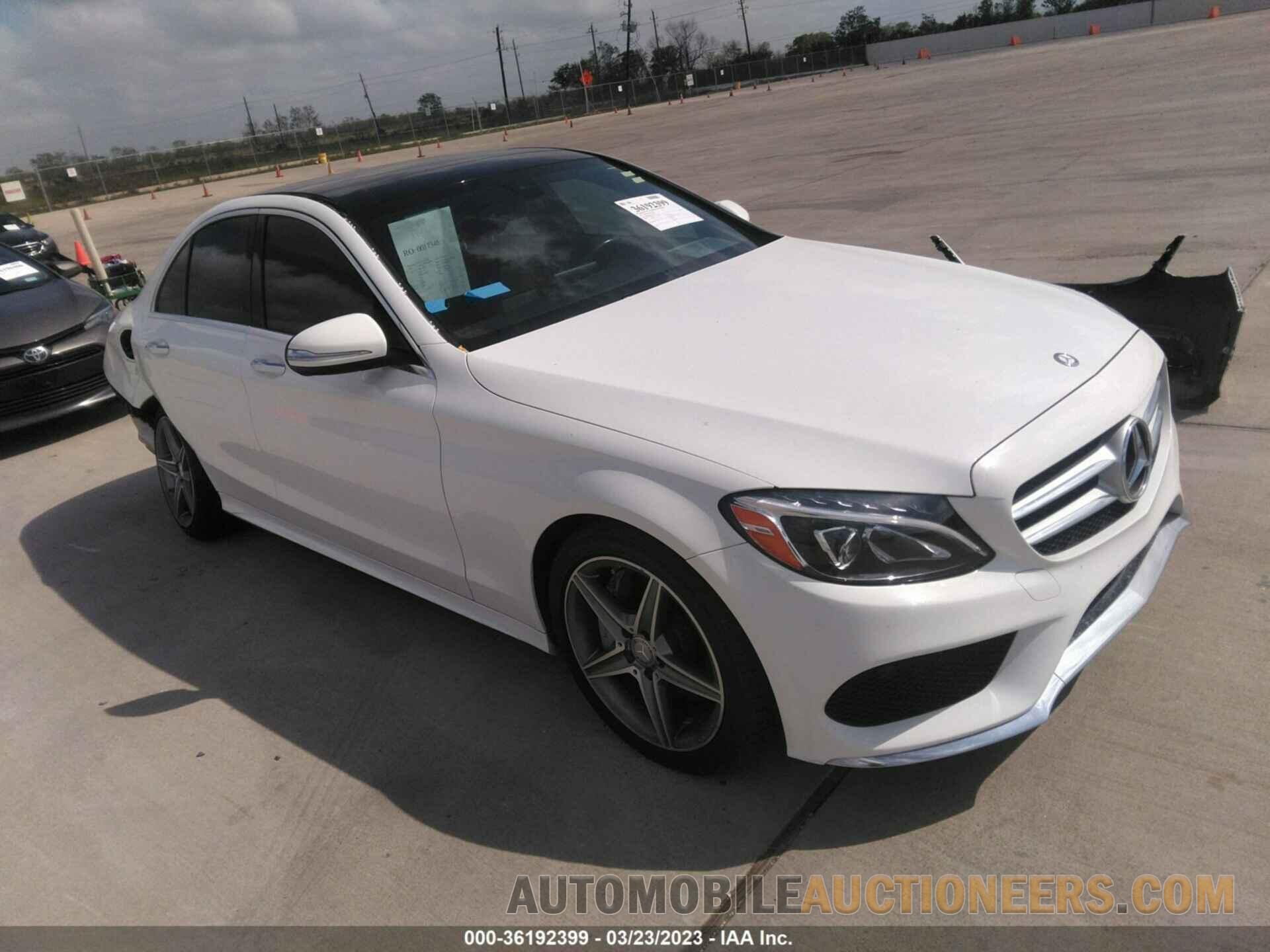 55SWF6GBXFU034488 MERCEDES-BENZ C-CLASS 2015