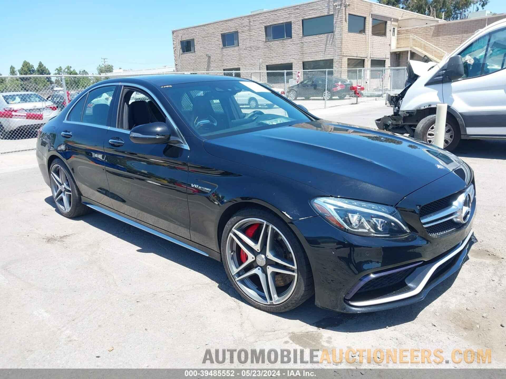 55SWF8HB6GU117332 MERCEDES-BENZ AMG C 63 2016