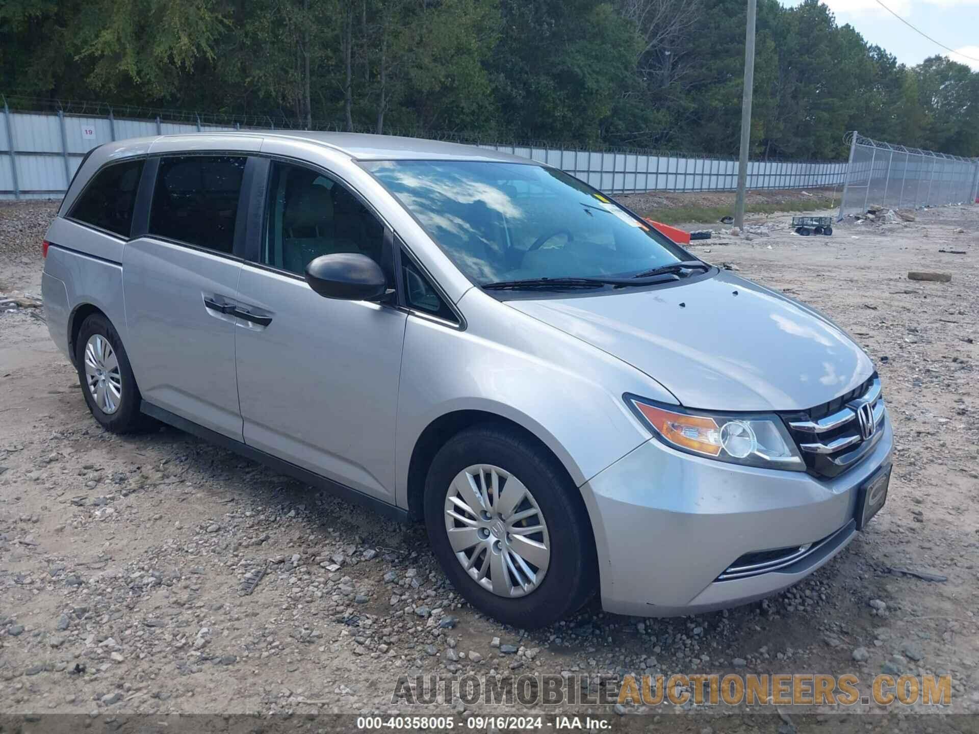 5FNRL5H20EB086940 HONDA ODYSSEY 2014