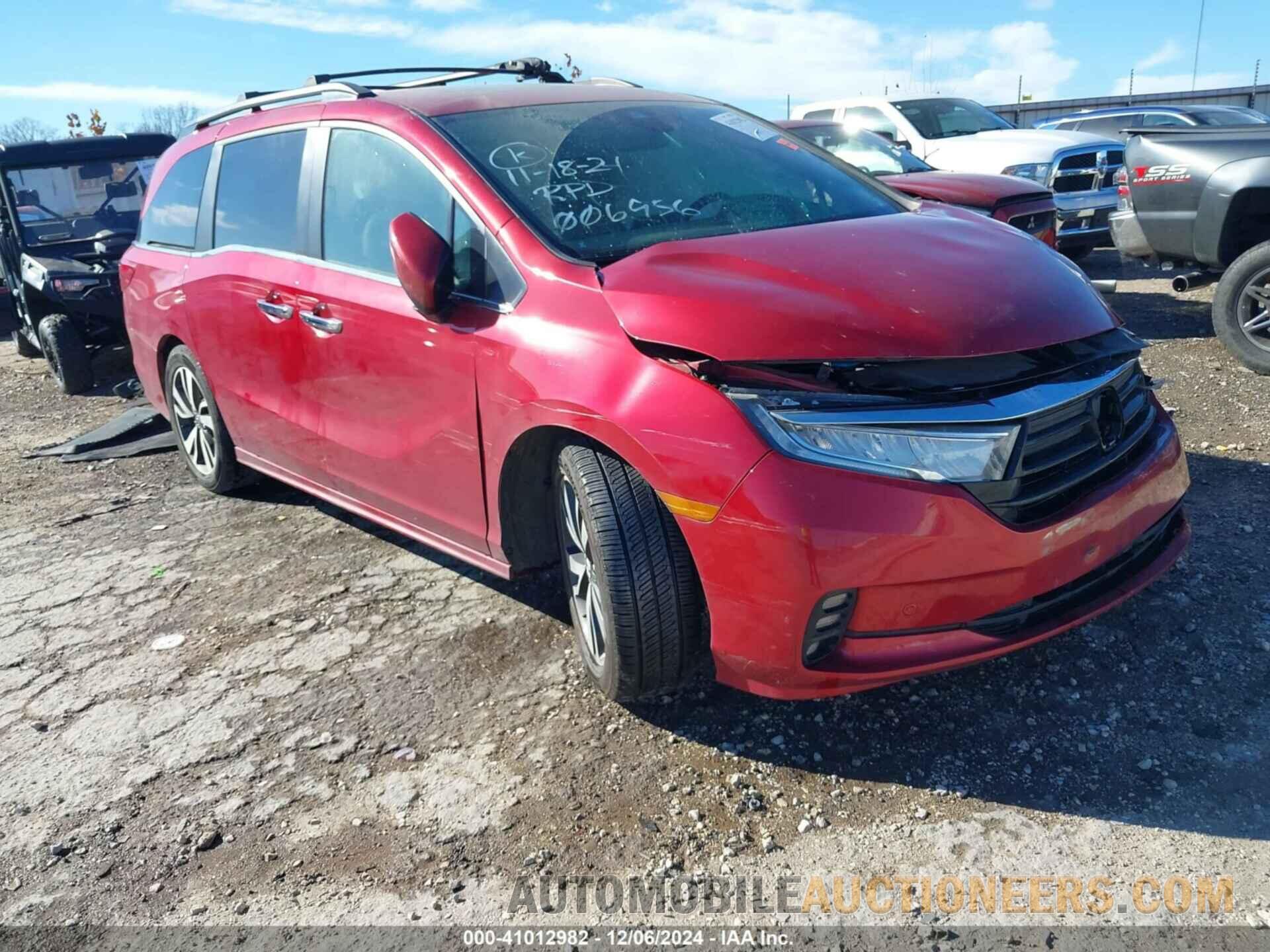 5FNRL6H88NB006956 HONDA ODYSSEY 2022