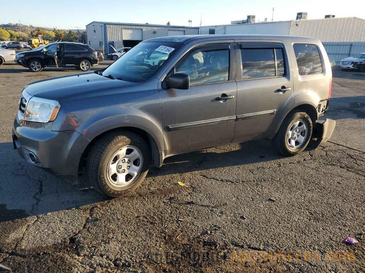 5FNYF3H20CB041615 HONDA PILOT 2012