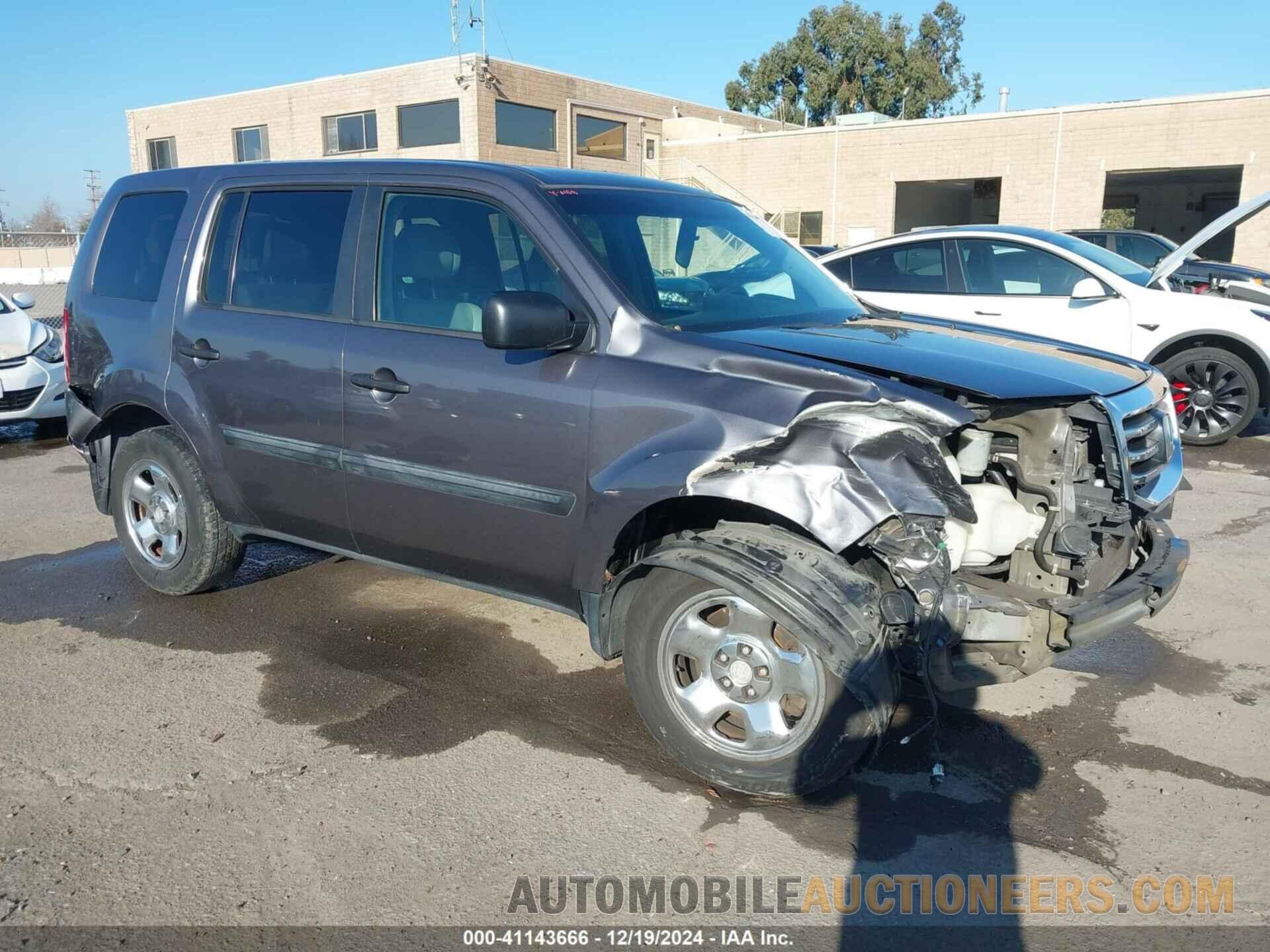 5FNYF3H21EB008593 HONDA PILOT 2014