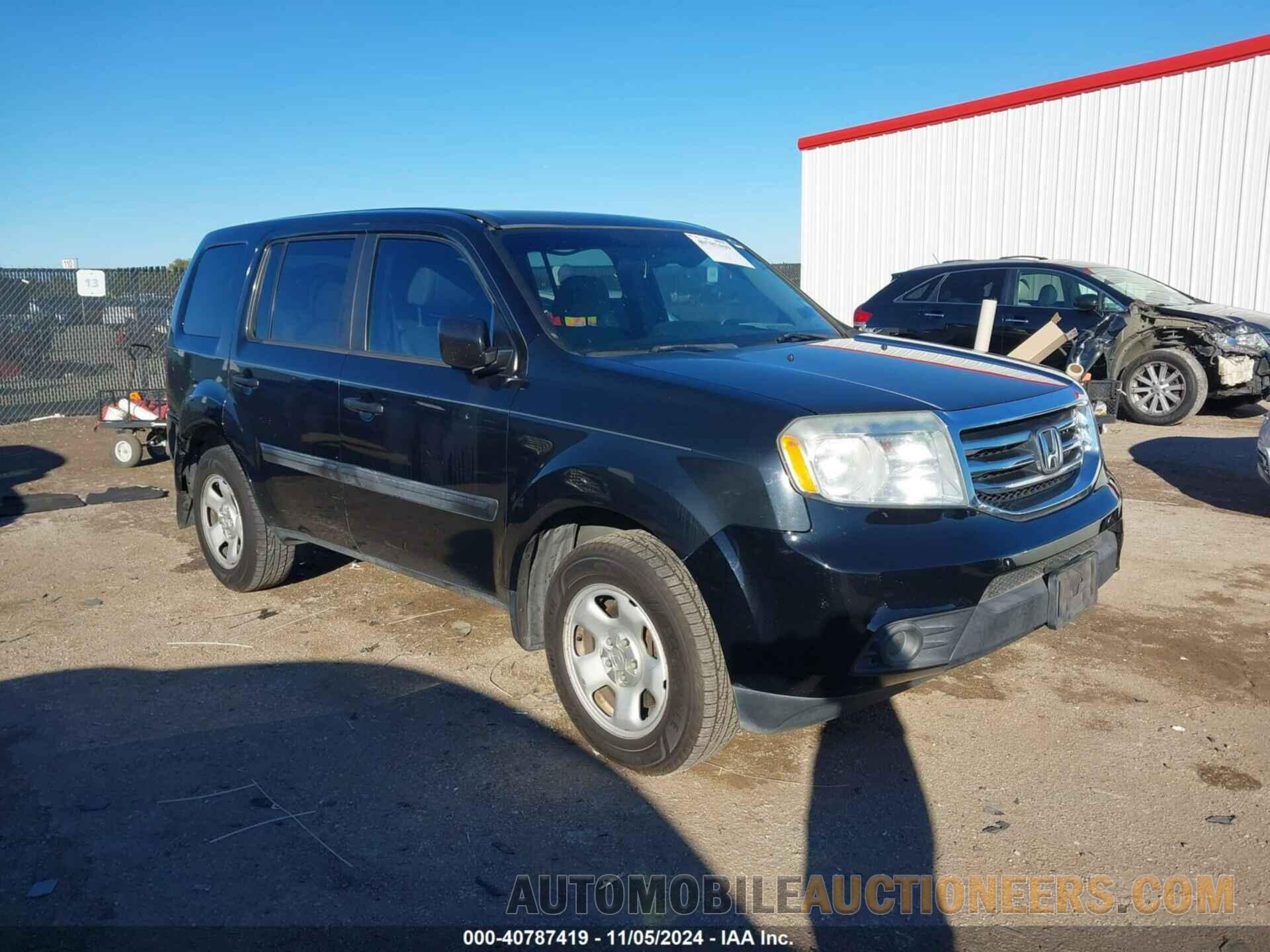 5FNYF3H22DB003370 HONDA PILOT 2013