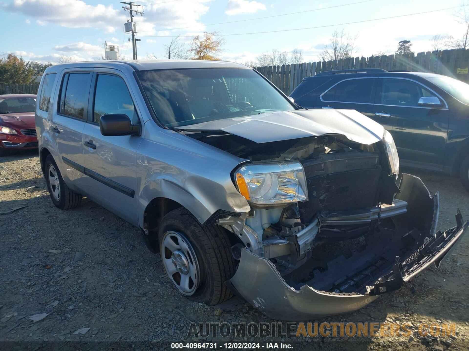 5FNYF3H22EB012703 HONDA PILOT 2014