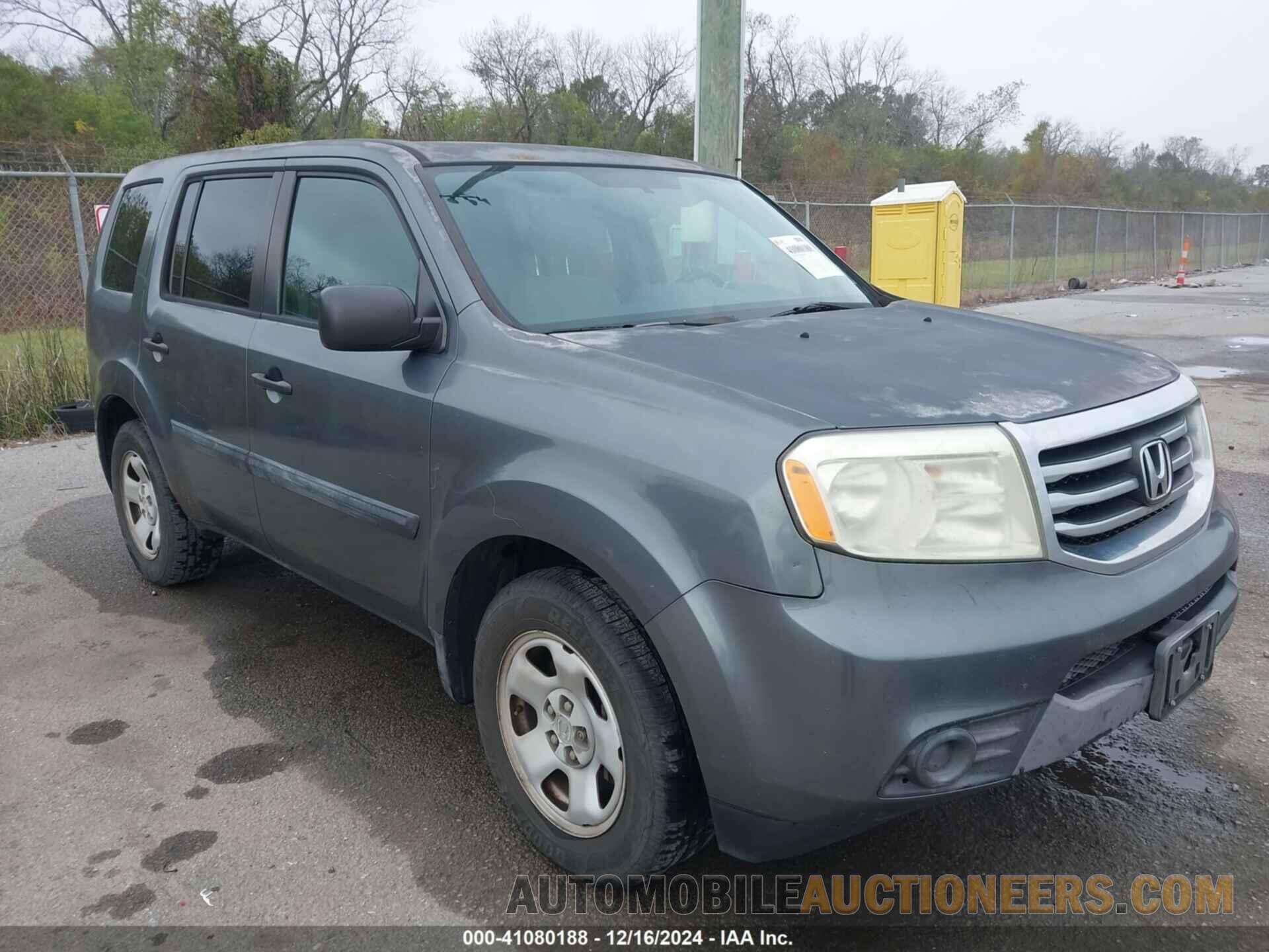 5FNYF3H24DB031087 HONDA PILOT 2013