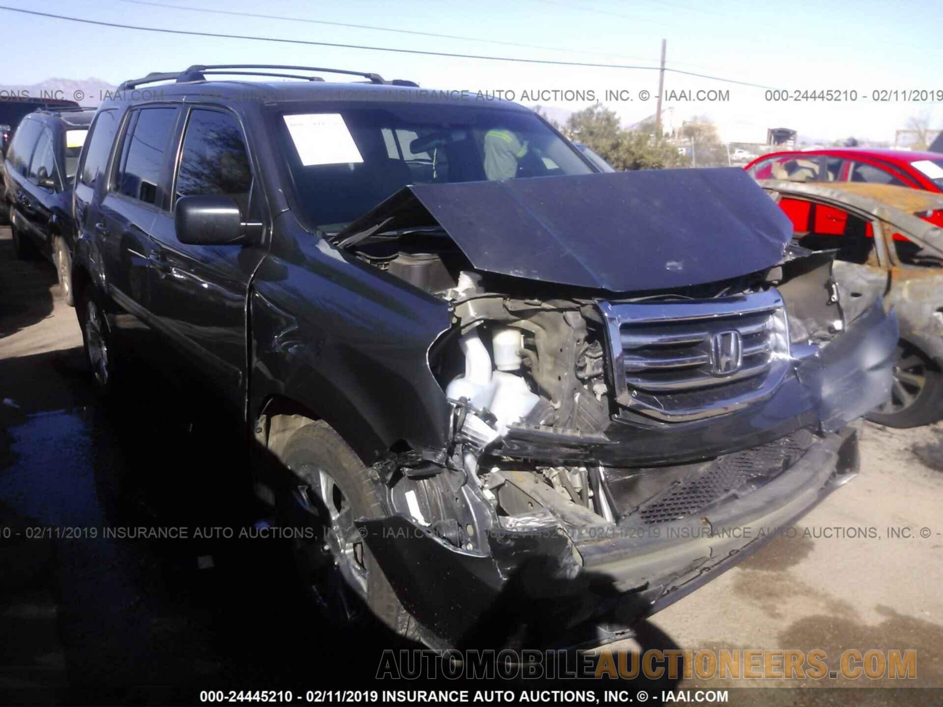 5FNYF3H25CB017570 HONDA PILOT 2012