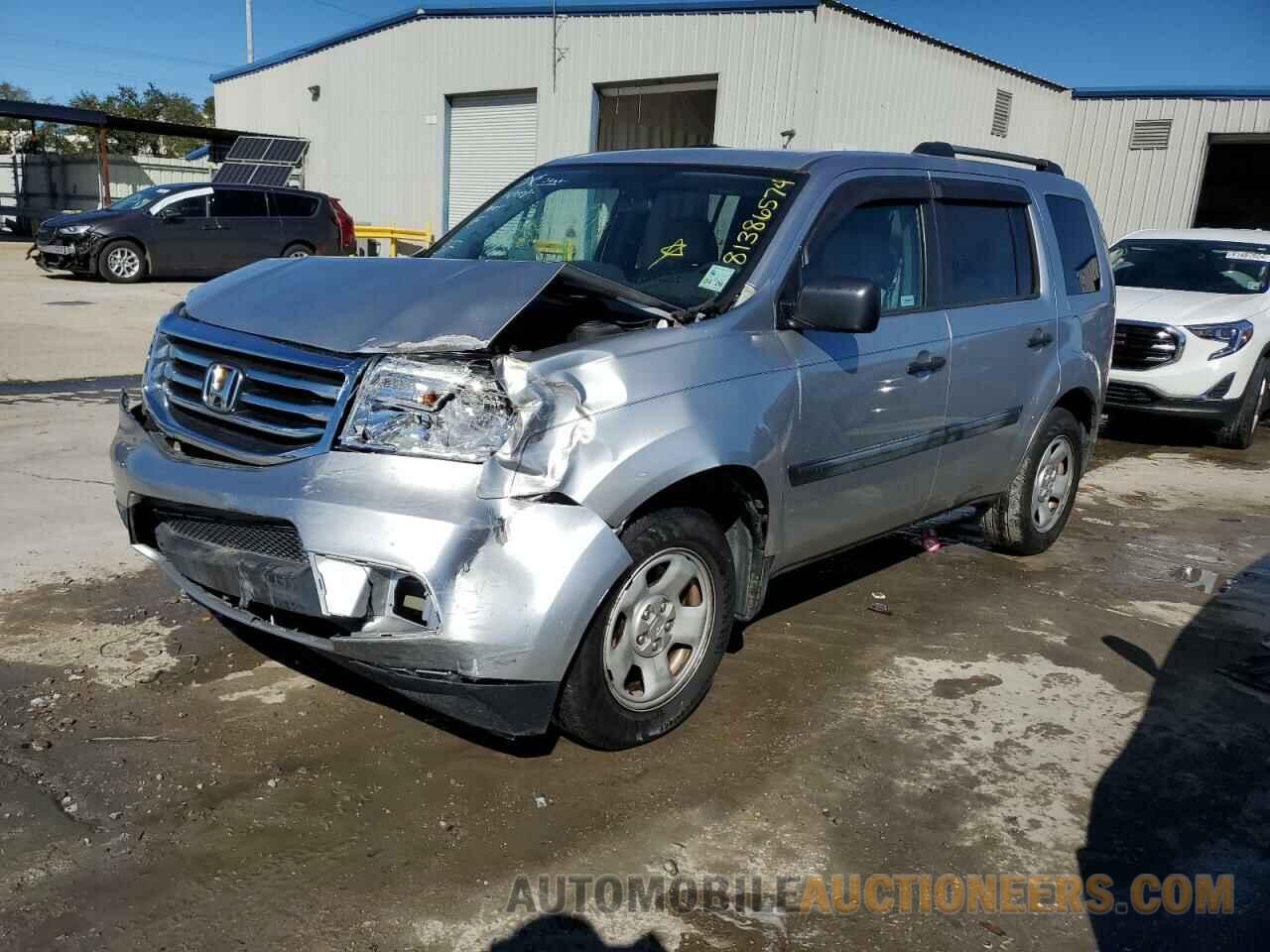 5FNYF3H25DB007476 HONDA PILOT 2013