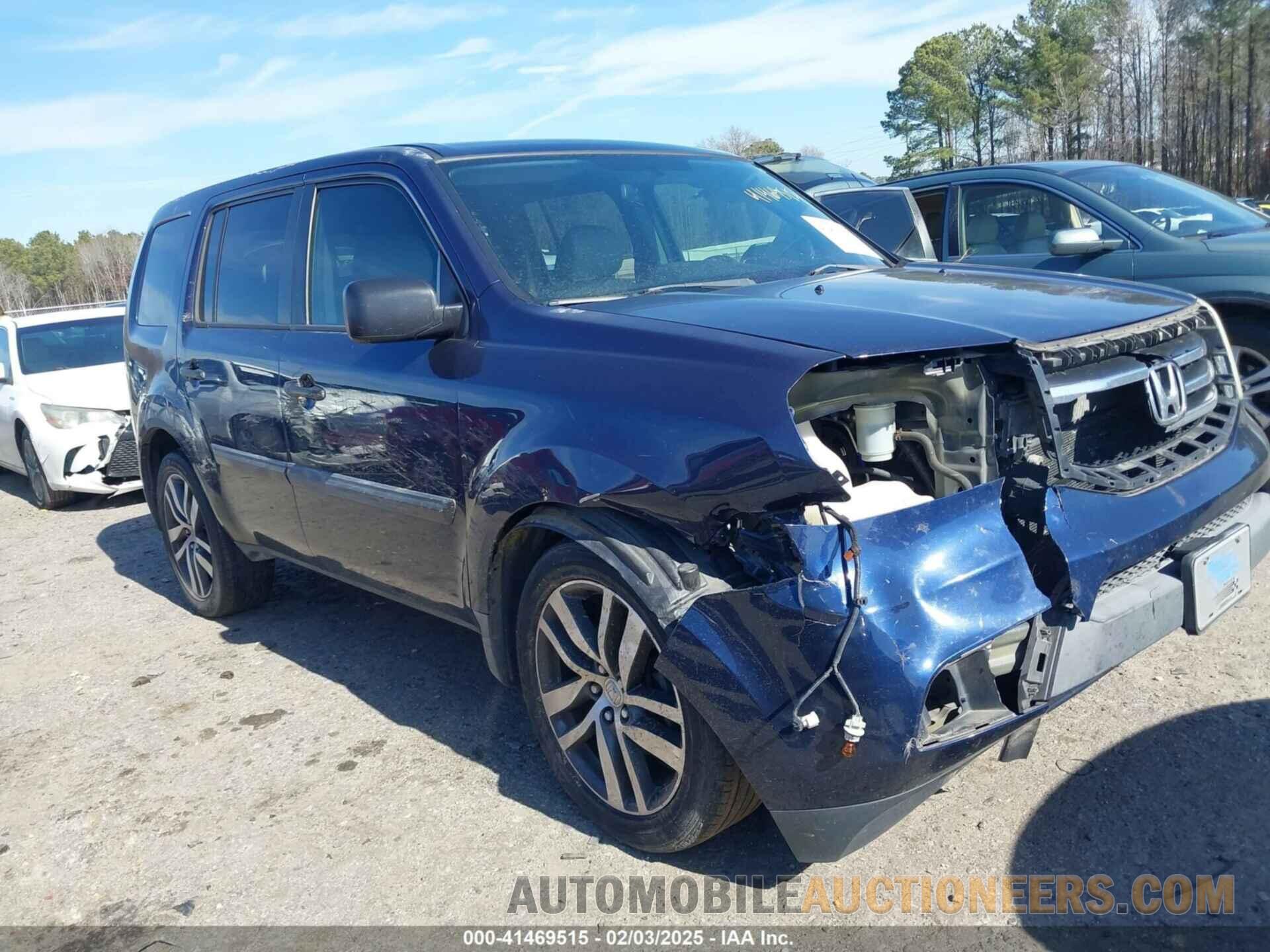 5FNYF3H25DB030739 HONDA PILOT 2013