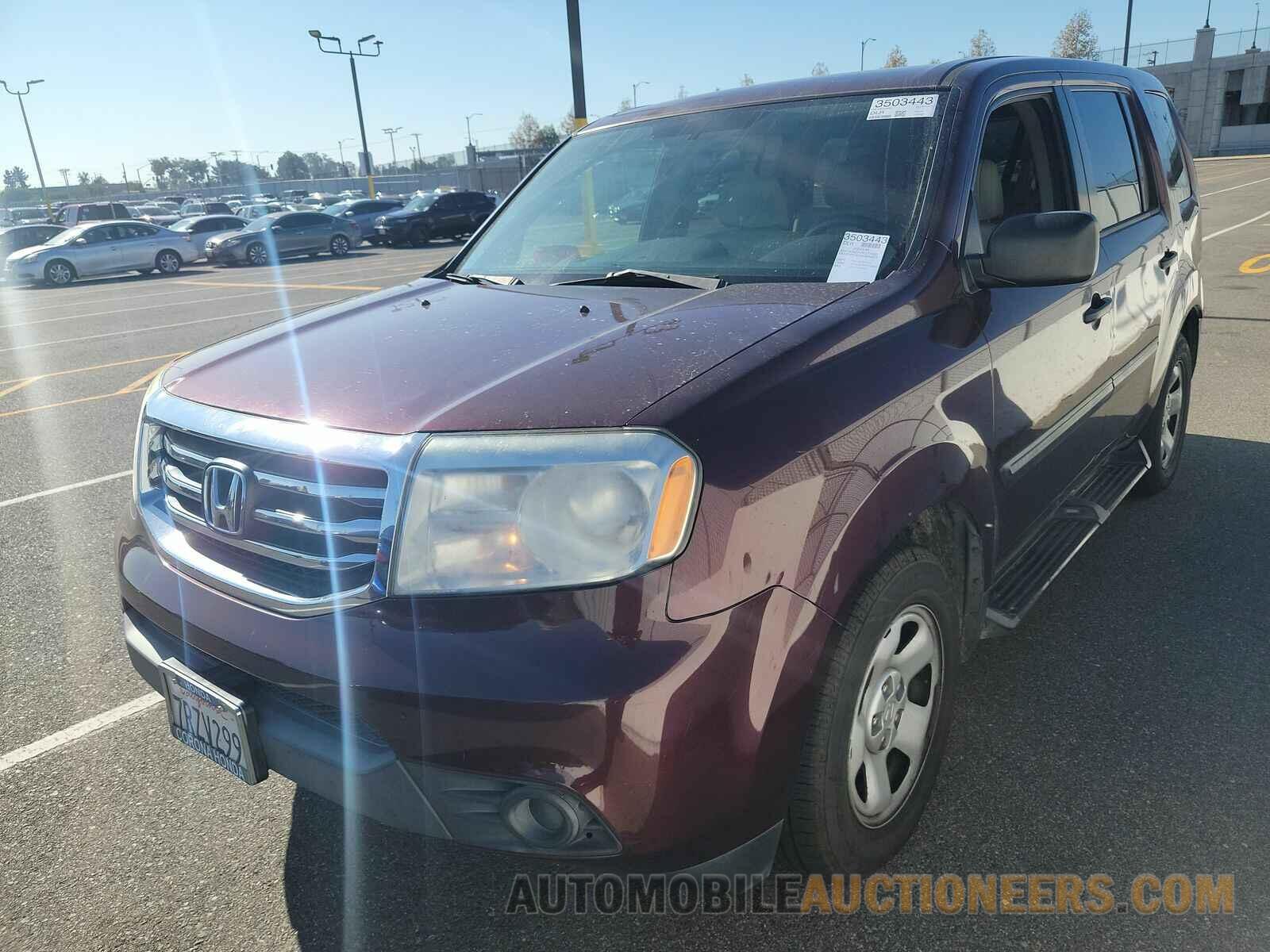 5FNYF3H25FB034972 Honda Pilot 2015