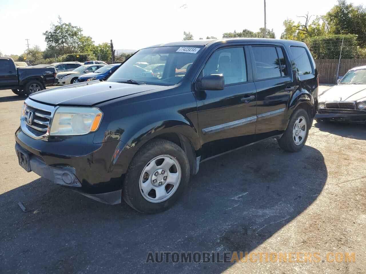 5FNYF3H28CB013660 HONDA PILOT 2012