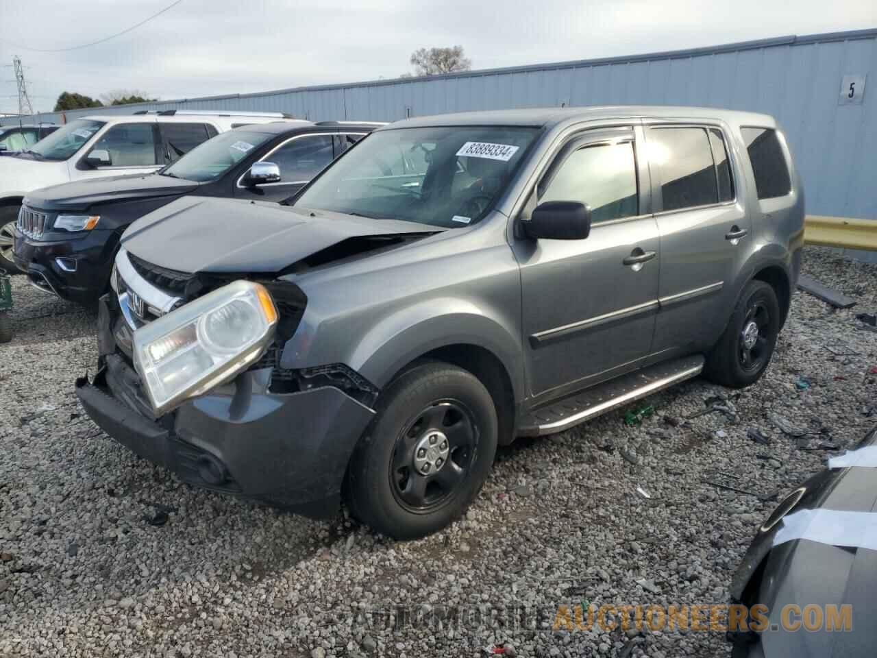 5FNYF3H2XDB013449 HONDA PILOT 2013