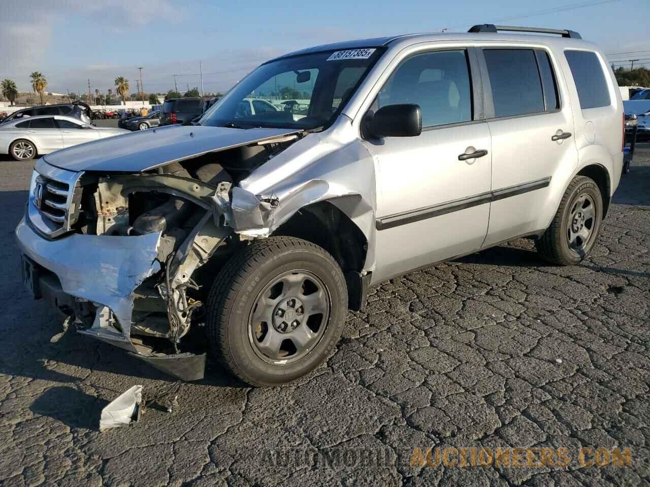 5FNYF3H2XDB017758 HONDA PILOT 2013