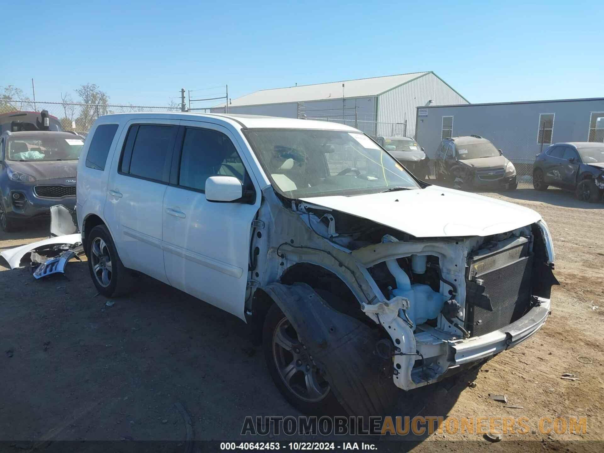 5FNYF3H30FB027789 HONDA PILOT 2015