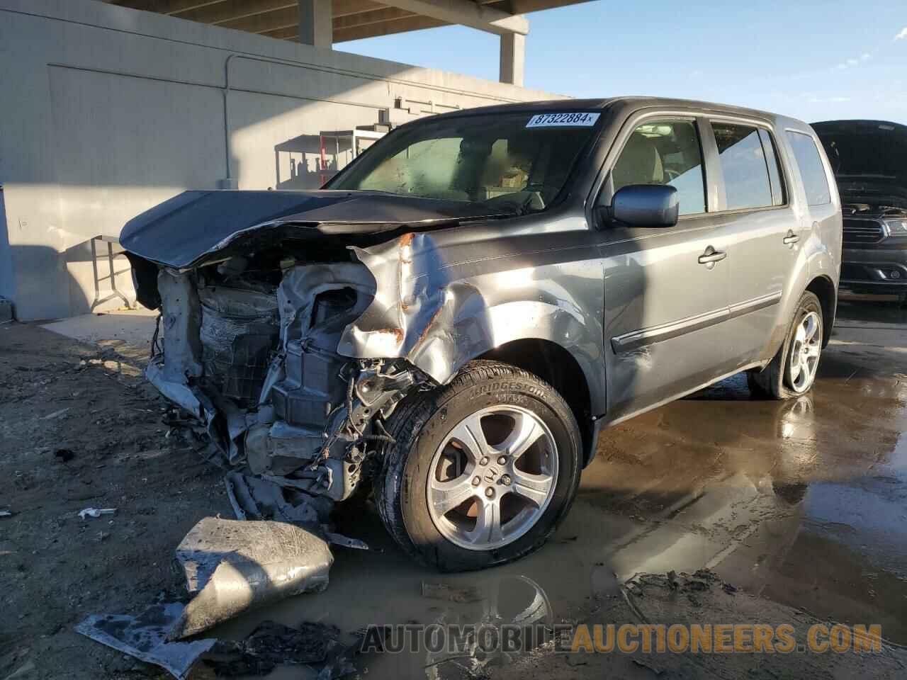 5FNYF3H42DB031168 HONDA PILOT 2013