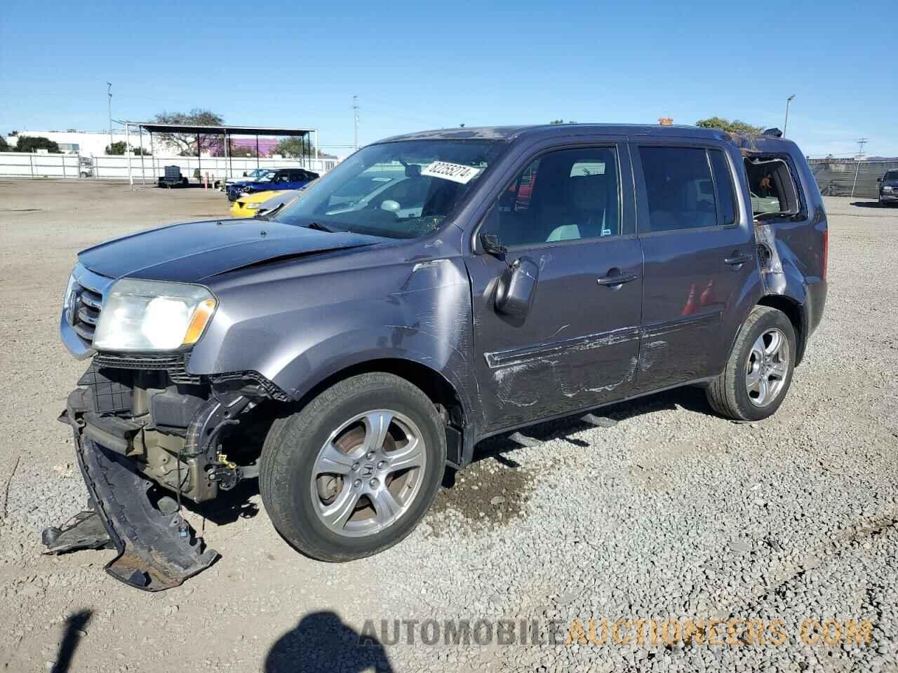 5FNYF3H47EB008342 HONDA PILOT 2014