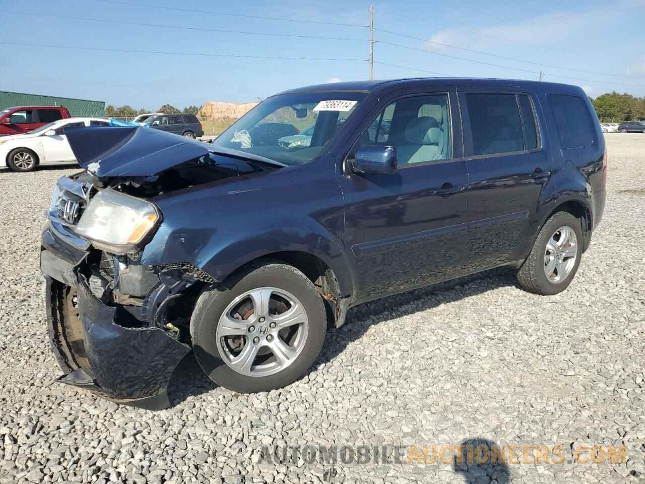 5FNYF3H48CB025406 HONDA PILOT 2012