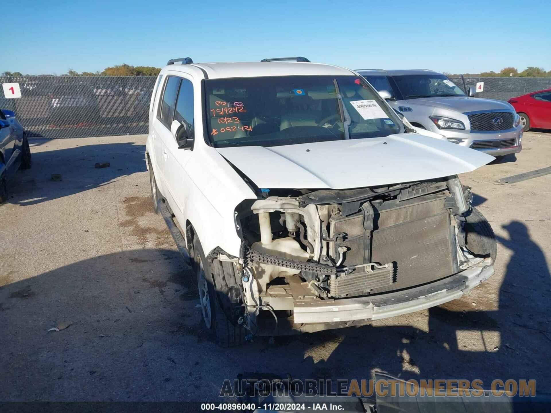 5FNYF3H49BB052421 HONDA PILOT 2011