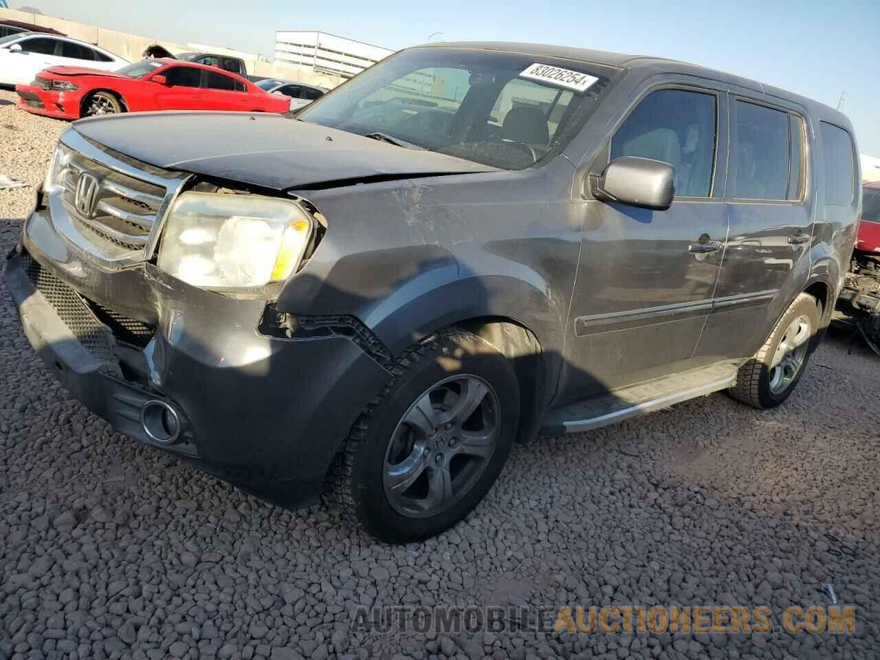 5FNYF3H4XCB020031 HONDA PILOT 2012