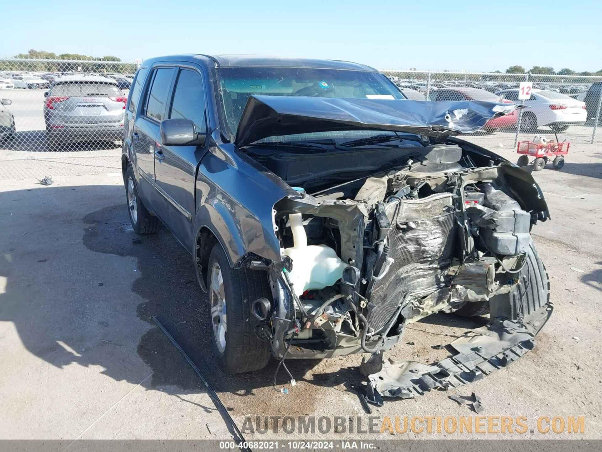 5FNYF3H51CB042850 HONDA PILOT 2012