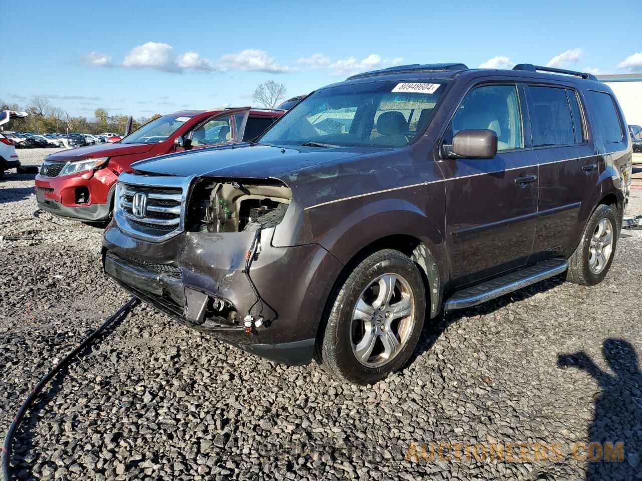 5FNYF3H51DB007372 HONDA PILOT 2013