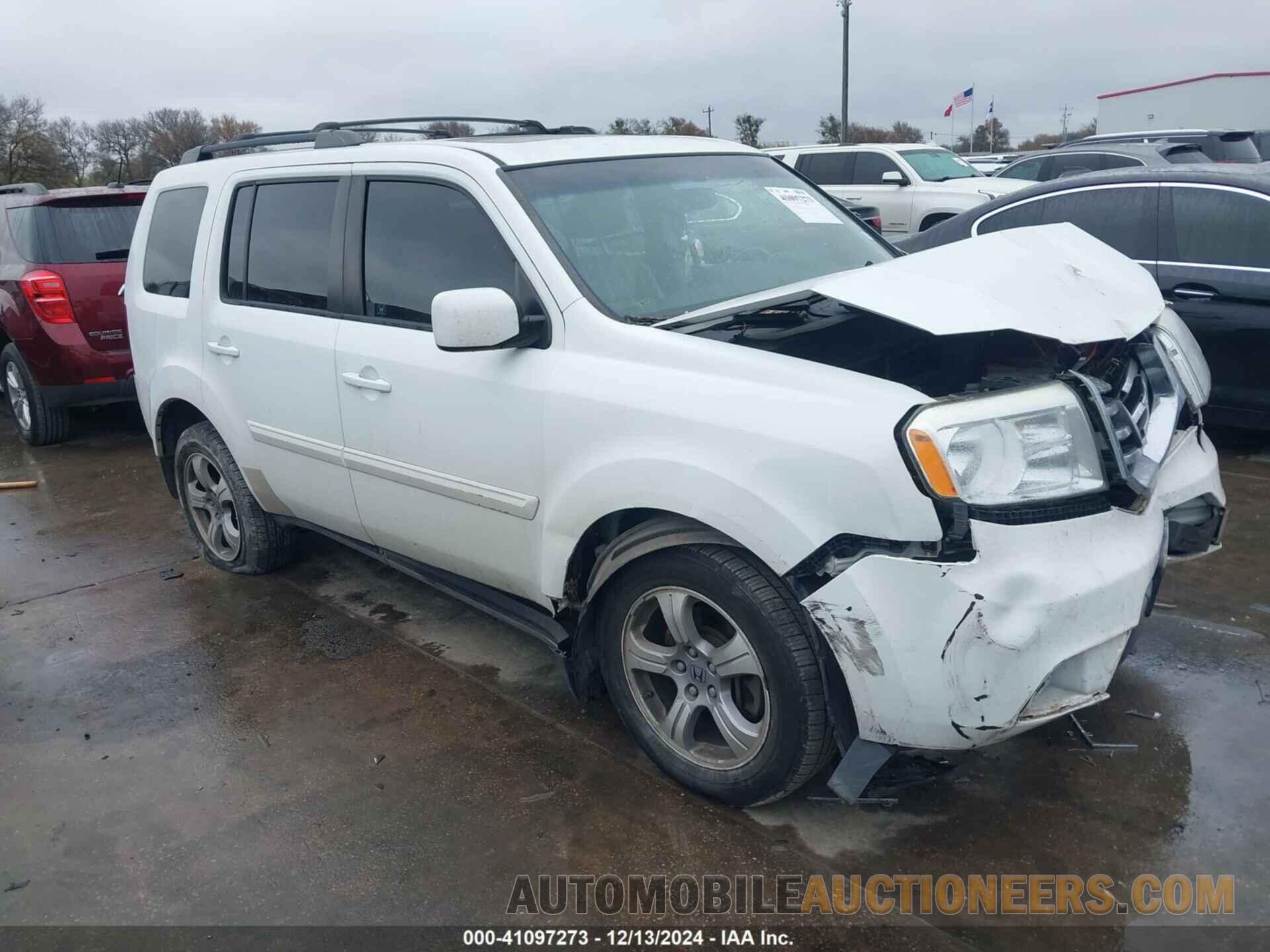 5FNYF3H53CB009638 HONDA PILOT 2012