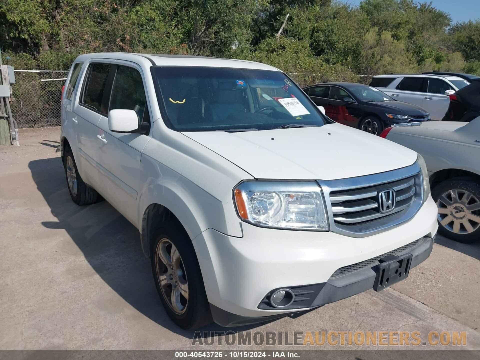 5FNYF3H53DB039790 HONDA PILOT 2013