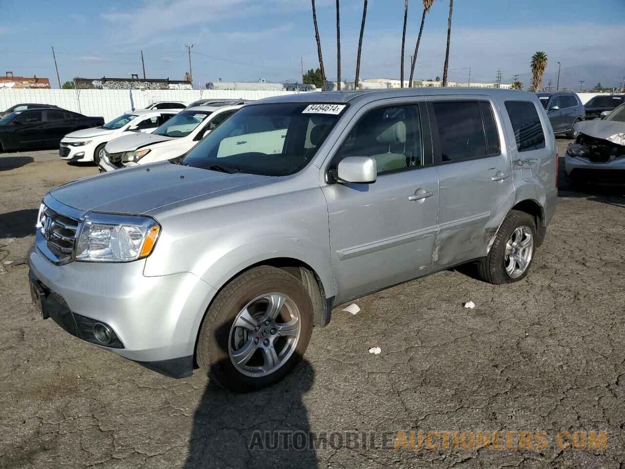 5FNYF3H54CB010667 HONDA PILOT 2012