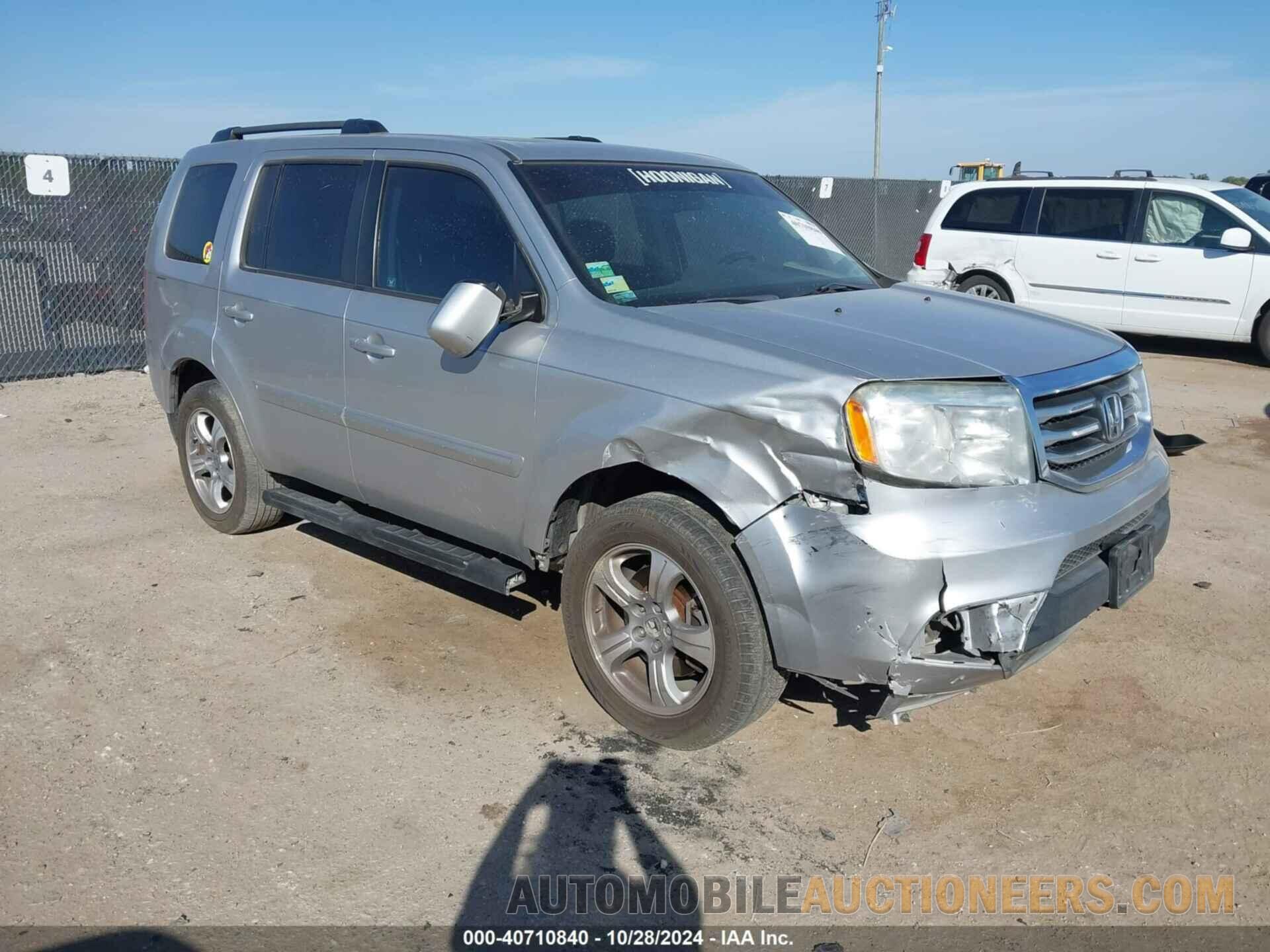 5FNYF3H54CB022138 HONDA PILOT 2012