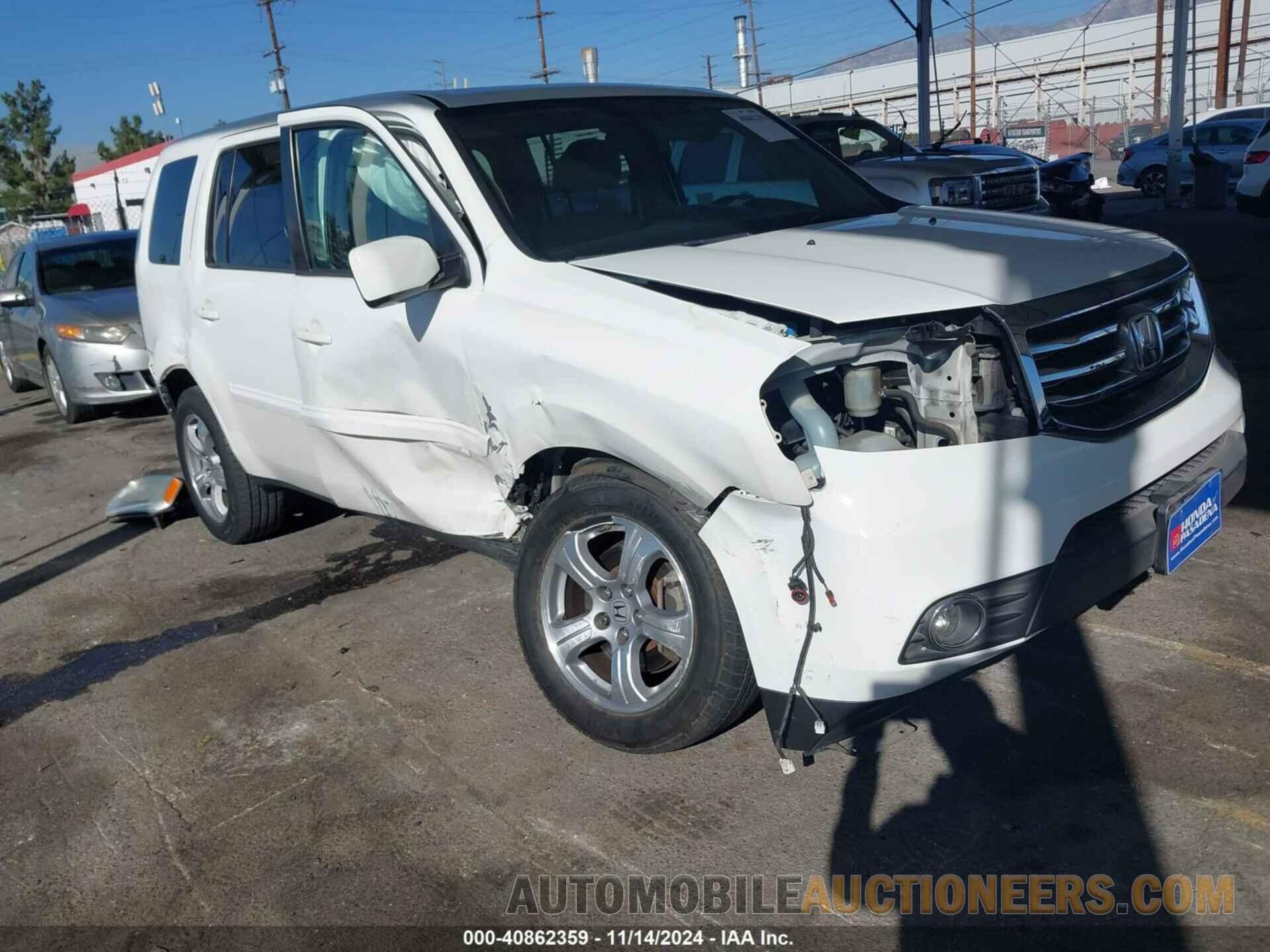 5FNYF3H54DB042696 HONDA PILOT 2013