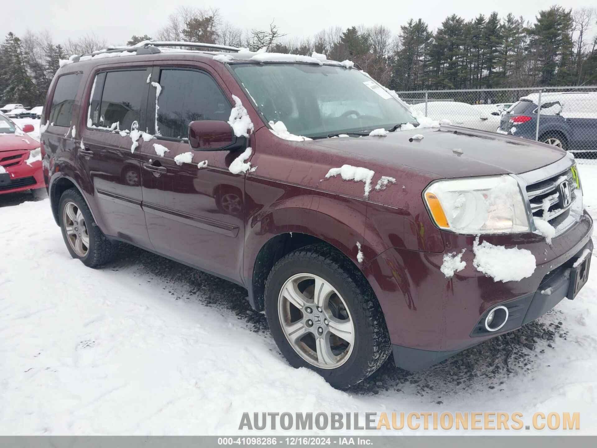 5FNYF3H55DB005365 HONDA PILOT 2013