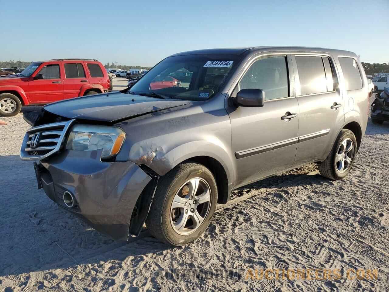 5FNYF3H55EB013760 HONDA PILOT 2014