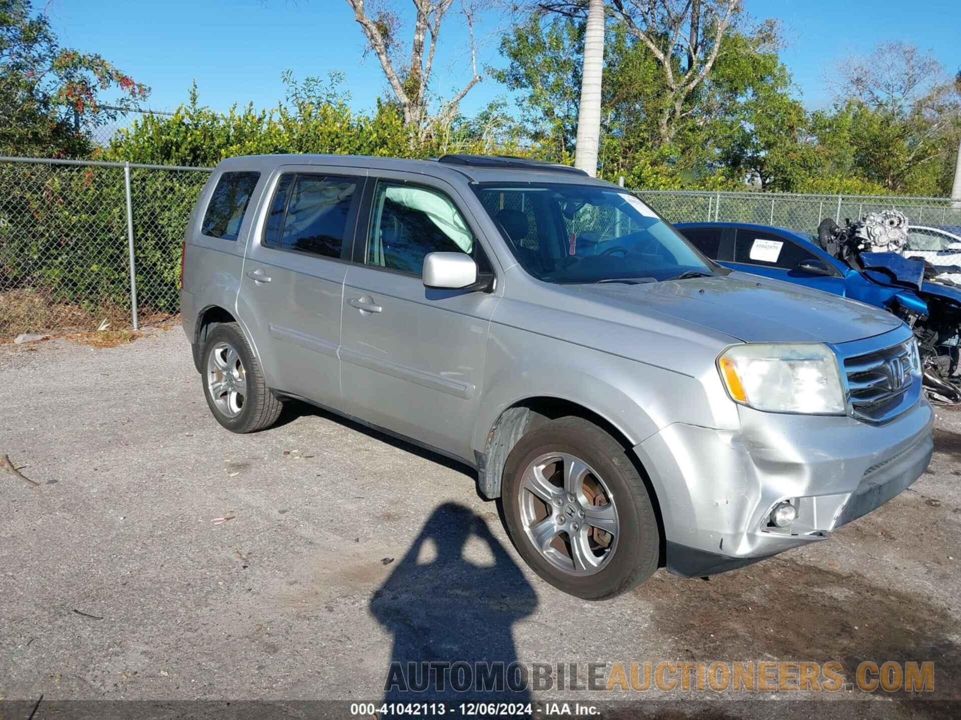 5FNYF3H56DB029433 HONDA PILOT 2013