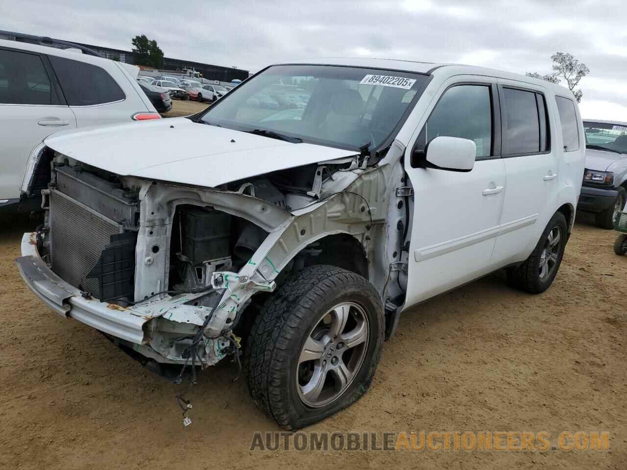 5FNYF3H57CB017144 HONDA PILOT 2012