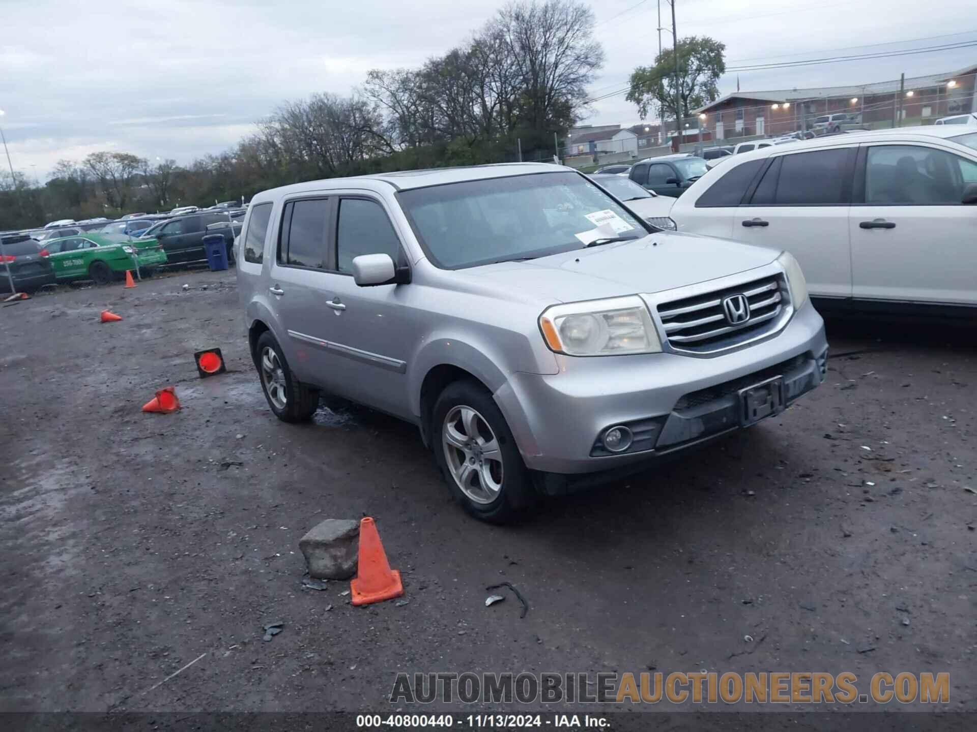 5FNYF3H57CB029438 HONDA PILOT 2012