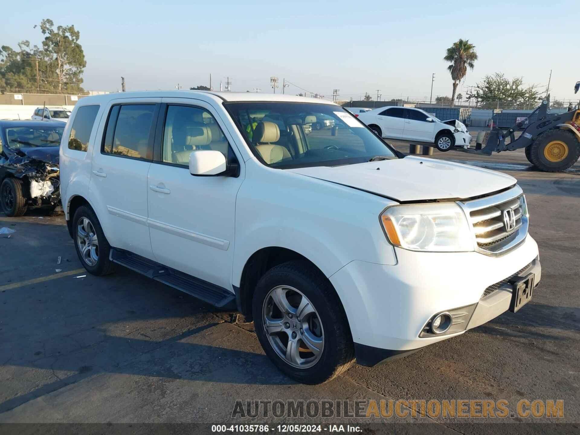 5FNYF3H5XCB038666 HONDA PILOT 2012