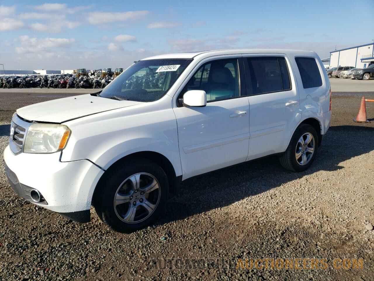 5FNYF3H64DB040505 HONDA PILOT 2013