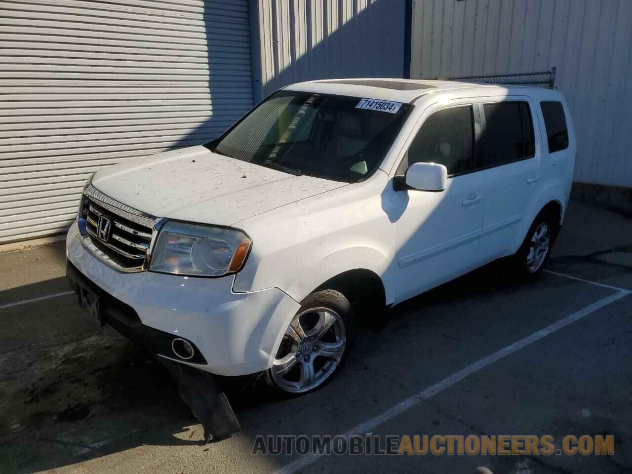 5FNYF3H74DB033692 HONDA PILOT 2013