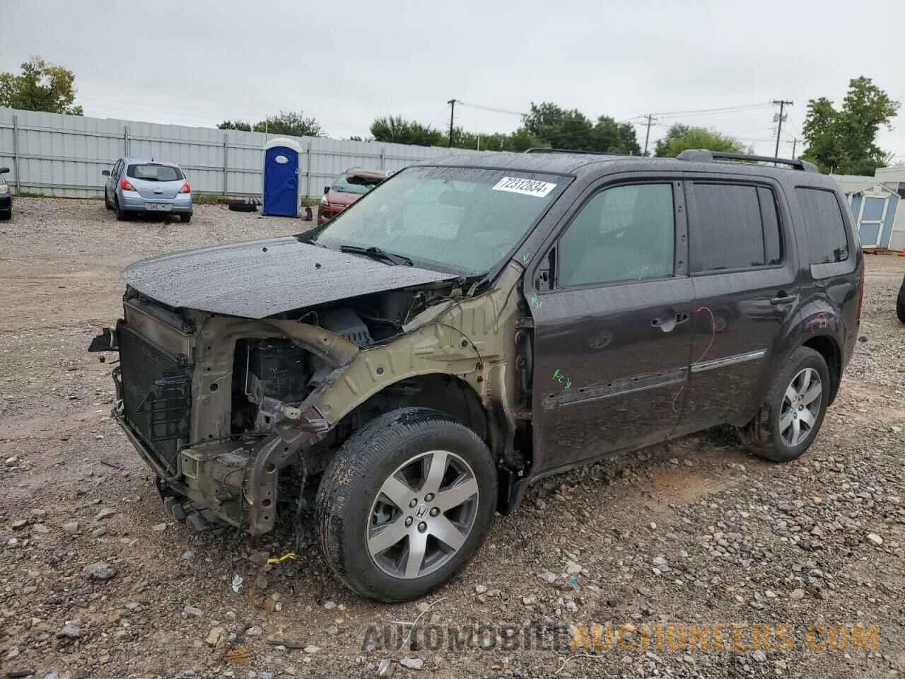 5FNYF3H93DB007411 HONDA PILOT 2013