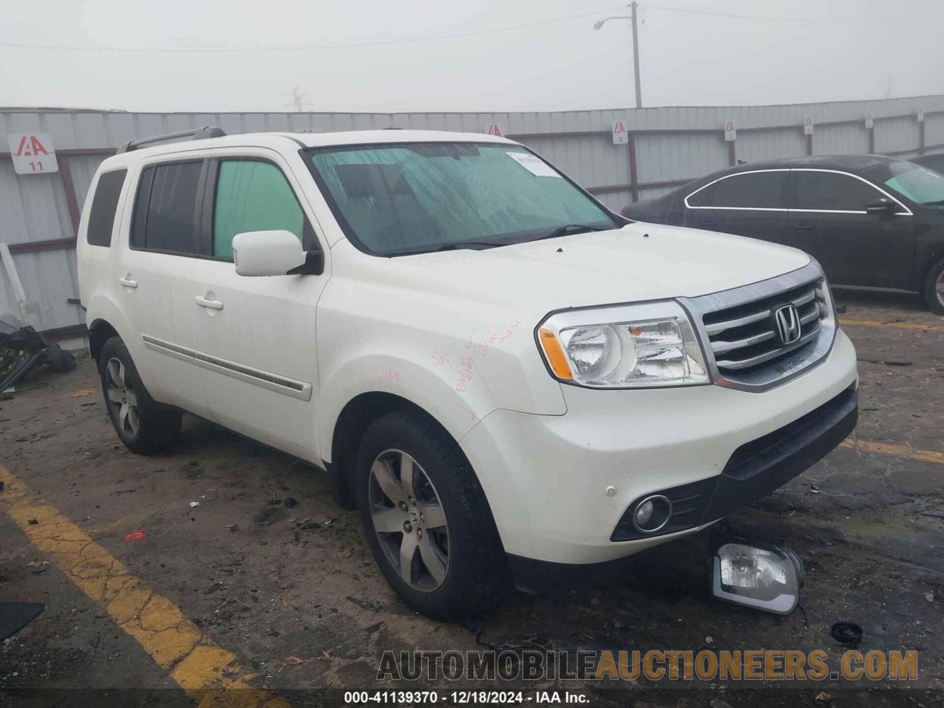 5FNYF3H93DB011006 HONDA PILOT 2013