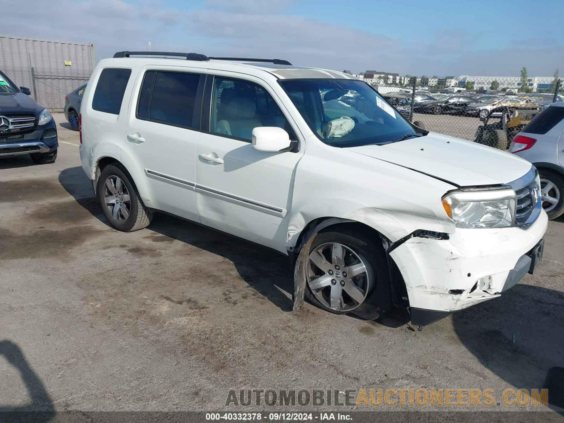 5FNYF3H95CB040070 HONDA PILOT 2012