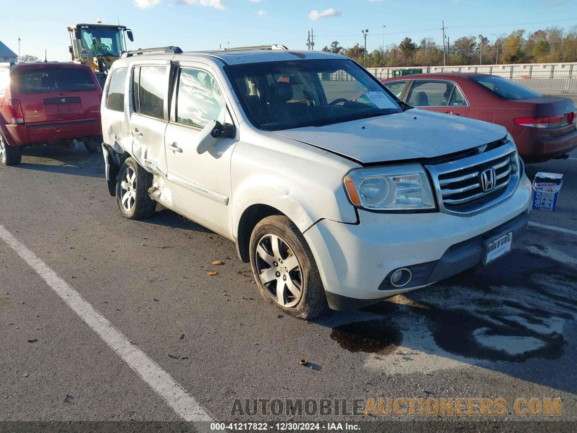 5FNYF3H98CB027278 HONDA PILOT 2012