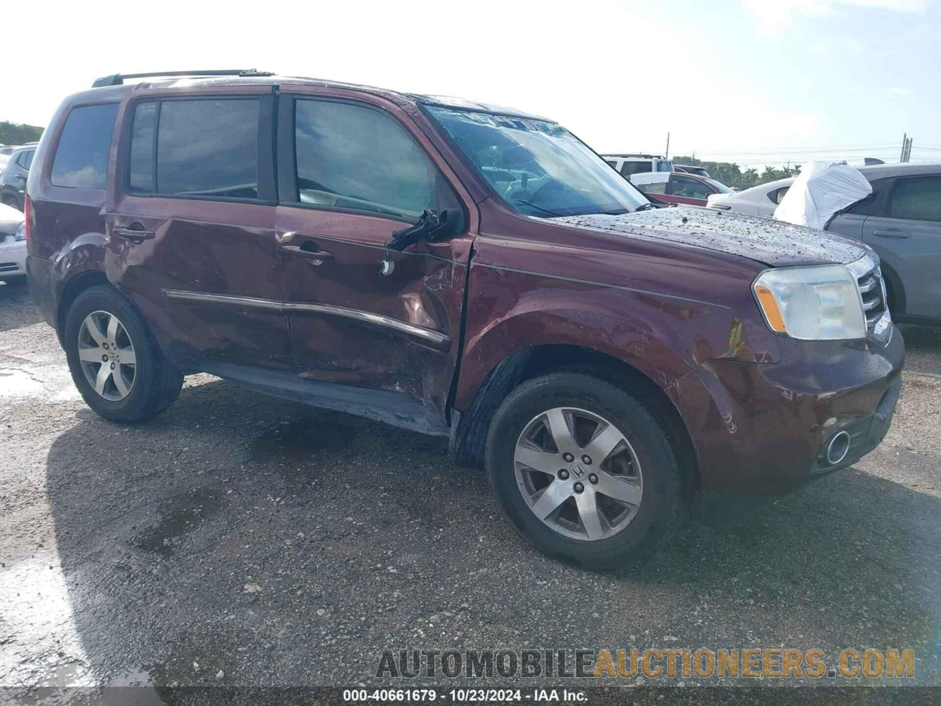 5FNYF3H99EB011772 HONDA PILOT 2014