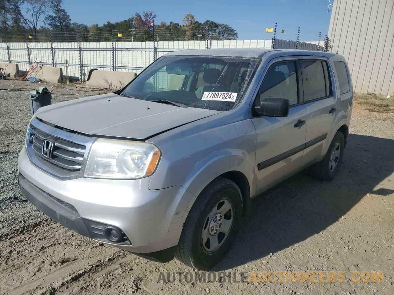 5FNYF4H20DB015507 HONDA PILOT 2013