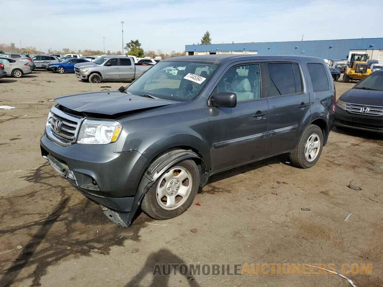 5FNYF4H20DB025504 HONDA PILOT 2013