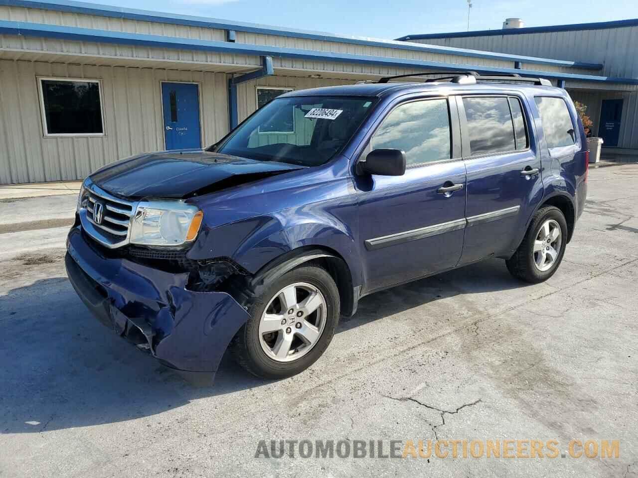 5FNYF4H20DB069907 HONDA PILOT 2013